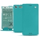 Housse cuir Sony Xperia XZ1 Compact - Bleu fluo