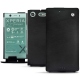 Capa em pele Sony Xperia XZ1 Compact - Negre poudro
