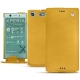 Sony Xperia XZ1 Compact leather case - Jaune soulèu