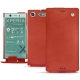 Custodia in pelle Sony Xperia XZ1 Compact - Arange clouquié