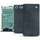 Custodia in pelle Sony Xperia XZ1 Compact - Blu marino