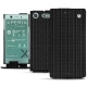 Custodia in pelle Sony Xperia XZ1 Compact - Abaca nero