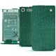 Lederschutzhülle Sony Xperia XZ1 Compact - Crocodile pino