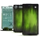 Housse cuir Sony Xperia XZ1 Compact - Vert Patine