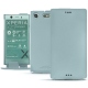 Housse cuir Sony Xperia XZ1 Compact - Bleu ciel PU