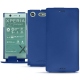 Funda de piel Sony Xperia XZ1 Compact - Bleu Océan PU