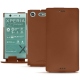 Capa em pele Sony Xperia XZ1 Compact - Marron PU