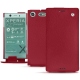 硬质真皮保护套 Sony Xperia XZ1 Compact - Rouge passion