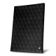 Portamenu A4 - Doppio - Noir - Couture ( Nappa - Black ) 