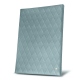 Funda para menús A4 - Doble - Bleu ciel - Couture ( Nappa - Pantone 277C ) 
