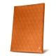 Porte menu A4 - Double - Orange - Couture ( Nappa - Pantone 1495U ) 