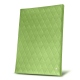 菜单夹 A4尺寸- 双页 - Vert olive - Couture ( Nappa - Pantone 578U ) 