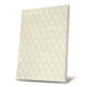 Menu holder A4 - Double page - Blanc escumo - Couture