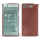Custodia in pelle Sony Xperia XZ1 Compact - Noir ( Nappa - Black ) 