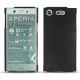 Coque cuir Sony Xperia XZ1 Compact - Ebène ( Sleek P C12 - Black ) 