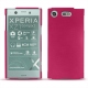 Sony Xperia XZ1 Compact leather cover - Noir ( Nappa - Black ) 