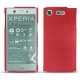 Sony Xperia XZ1 Compact leather cover - Noir ( Nappa - Black ) 