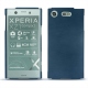 Coque cuir Sony Xperia XZ1 Compact - Blu mediterran