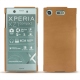 Custodia in pelle Sony Xperia XZ1 Compact - Noir ( Nappa - Black ) 