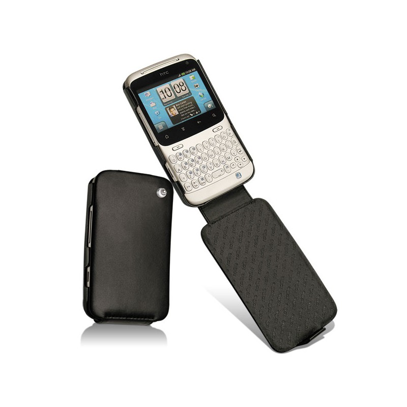 Housse cuir HTC Chacha  - Noir ( Nappa - Black ) 