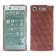 Custodia in pelle Sony Xperia XZ1 Compact - Noir ( Nappa - Black ) 