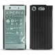 Coque cuir Sony Xperia XZ1 Compact - Abaca nero