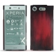 Coque cuir Sony Xperia XZ1 Compact - Rouge Patine