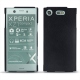 Coque cuir Sony Xperia XZ1 Compact - Noir élégant
