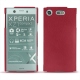 Custodia in pelle Sony Xperia XZ1 Compact - Noir ( Nappa - Black ) 