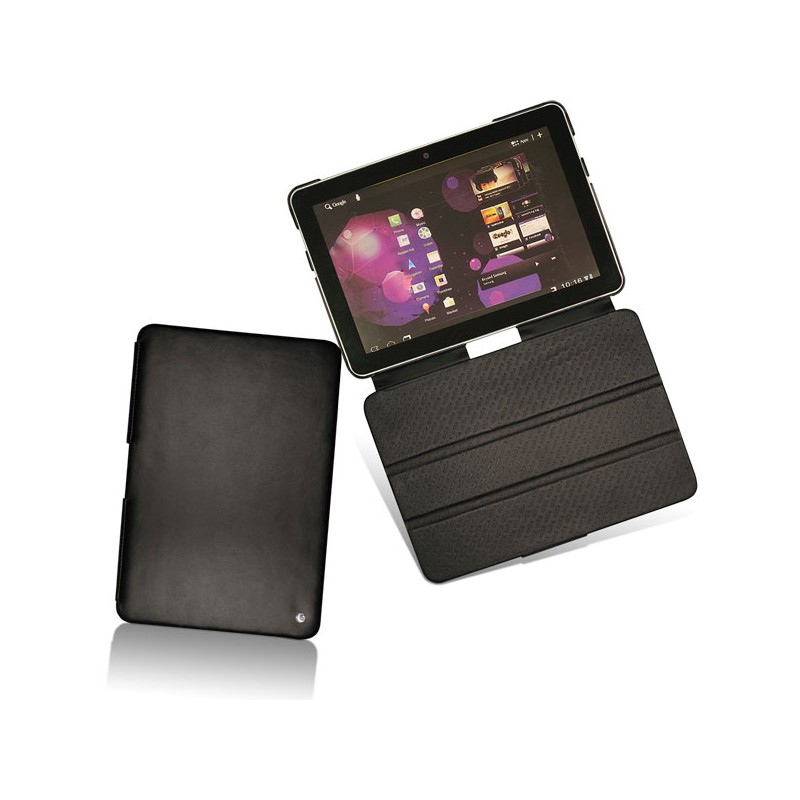 Housse cuir Samsung GT-P7500 Galaxy Tab 10.1  - Noir ( Nappa - Black ) 