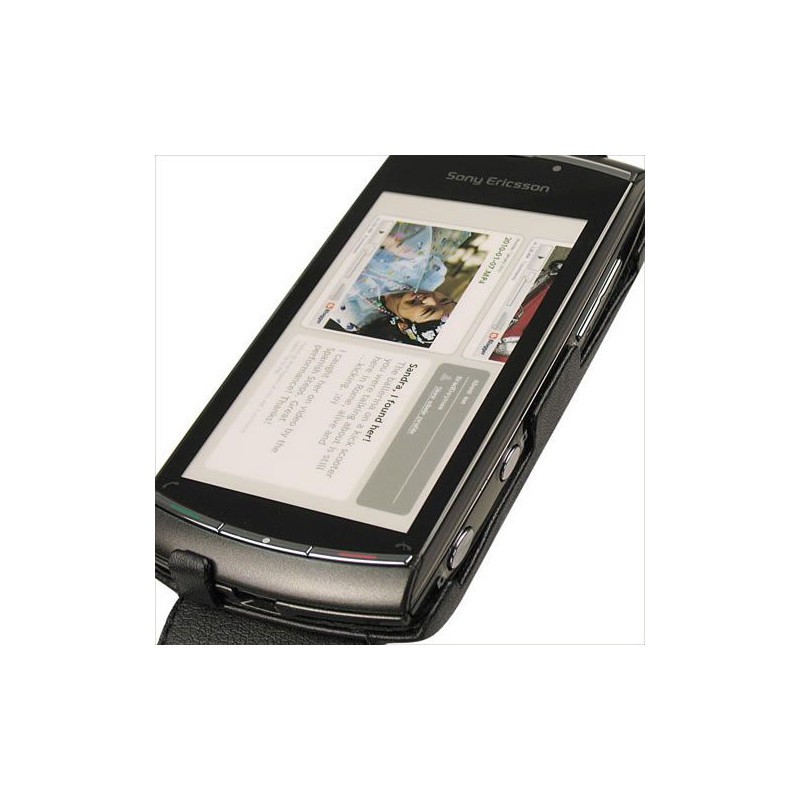 Housse cuir Sony Ericsson Vivaz Pro 