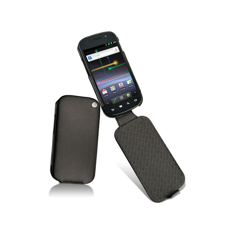 レザーケース Samsung Google Nexus S  - Noir ( Nappa - Black ) 
