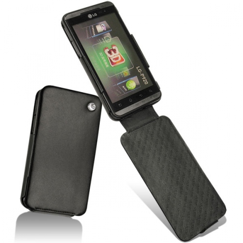 Funda de piel LG Optimus 3D P920 