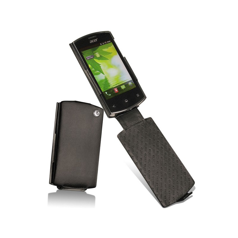 Custodia in pelle Acer Liquid Express  - Noir ( Nappa - Black ) 