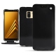 Samsung Galaxy A8 (2018) leather case - Onyx ( Black ) 