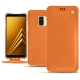 가죽 커버 Samsung Galaxy A8 (2018) - Orange ( Nappa - Pantone 1495U ) 