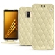 Capa em pele Samsung Galaxy A8 (2018) - Beige - Couture ( Nappa - Pantone 7502C ) 