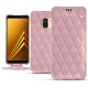 가죽 커버 Samsung Galaxy A8 (2018) - Rose - Couture ( Nappa - Pantone 2365C ) 