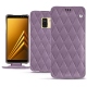 가죽 커버 Samsung Galaxy A8 (2018) - Lilas - Couture ( Nappa - Pantone 2645U ) 