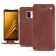 Funda de piel Samsung Galaxy A8 (2018) - Passion vintage ( Glutton - Red ) 