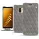 Samsung Galaxy A8 (2018) leather case - Acier vintage - Couture