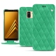 Samsung Galaxy A8 (2018) leather case - Menthe vintage - Couture