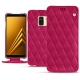 Housse cuir Samsung Galaxy A8 (2018) - Rose fluo - Couture