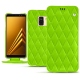 가죽 커버 Samsung Galaxy A8 (2018) - Vert fluo - Couture