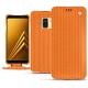Lederschutzhülle Samsung Galaxy A8 (2018) - Abaca arancio