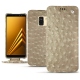 Custodia in pelle Samsung Galaxy A8 (2018) - Autruche desert