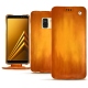 Capa em pele Samsung Galaxy A8 (2018) - Orange Patine