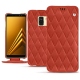 Capa em pele Samsung Galaxy A8 (2018) - Arange clouquié - Couture