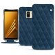 Housse cuir Samsung Galaxy A8 (2018) - Blu mediterran - Couture