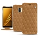 Samsung Galaxy A8 (2018) leather case - Castan esparciate - Couture
